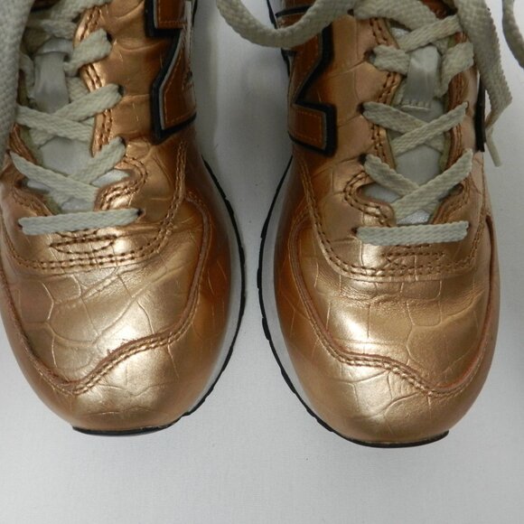 New Balance 574 Encap Sneakers Tennis Metallic Rose Gold Women Size 39  8 - Picture 5 of 15